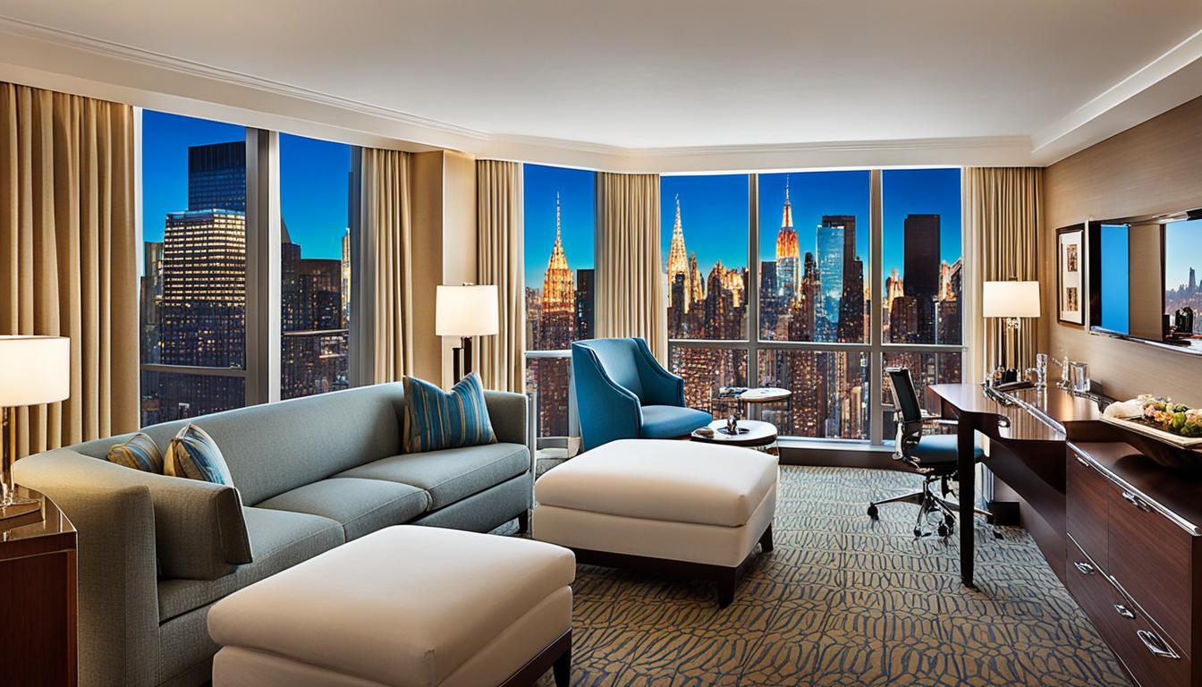 lavish hotel suites Times Square