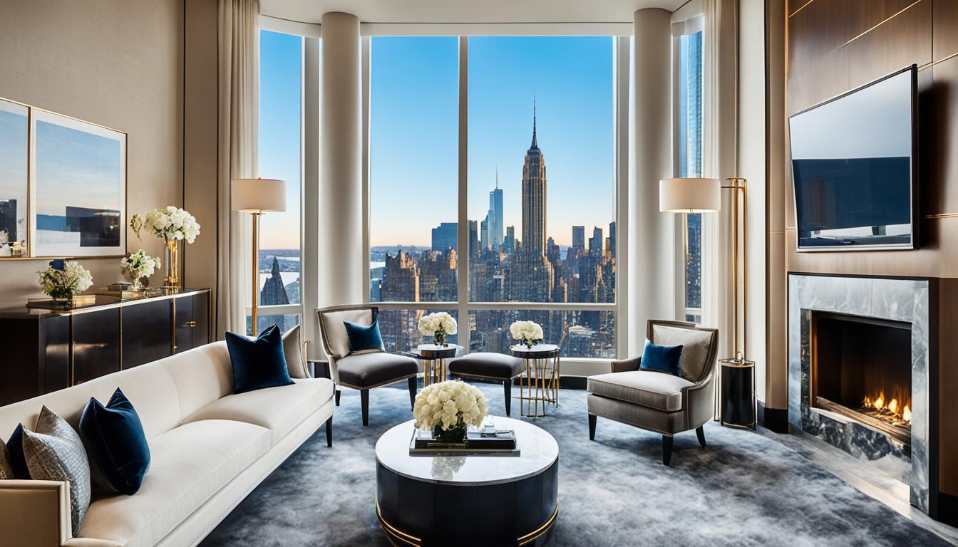 Immerse Yourself in Urban Splendor and Elevated Luxury at Exquisite Hotel Suites in Vibrant NYC